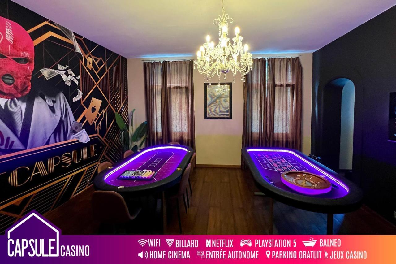 モンスCapsule Casino - Jacuzzi - Billard - Netflix - Console & Jeuxアパートメント エクステリア 写真